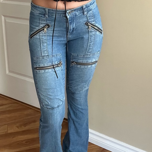 2000s GUESS cargo style jeans - Picture 2 of 4